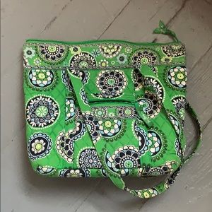 Green Vera Bradley Villager Tote